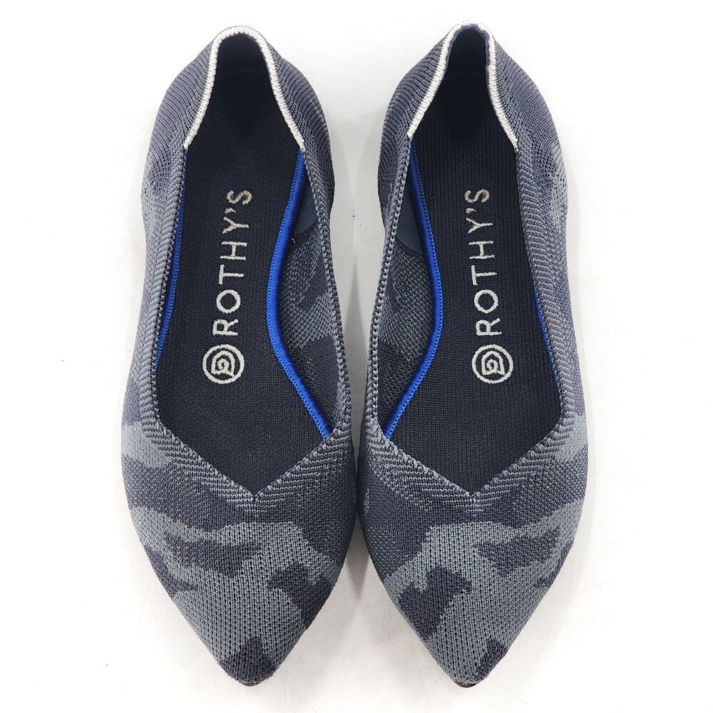 ROTHY'S‎ The Point Gray Camo Print Ballet Flats